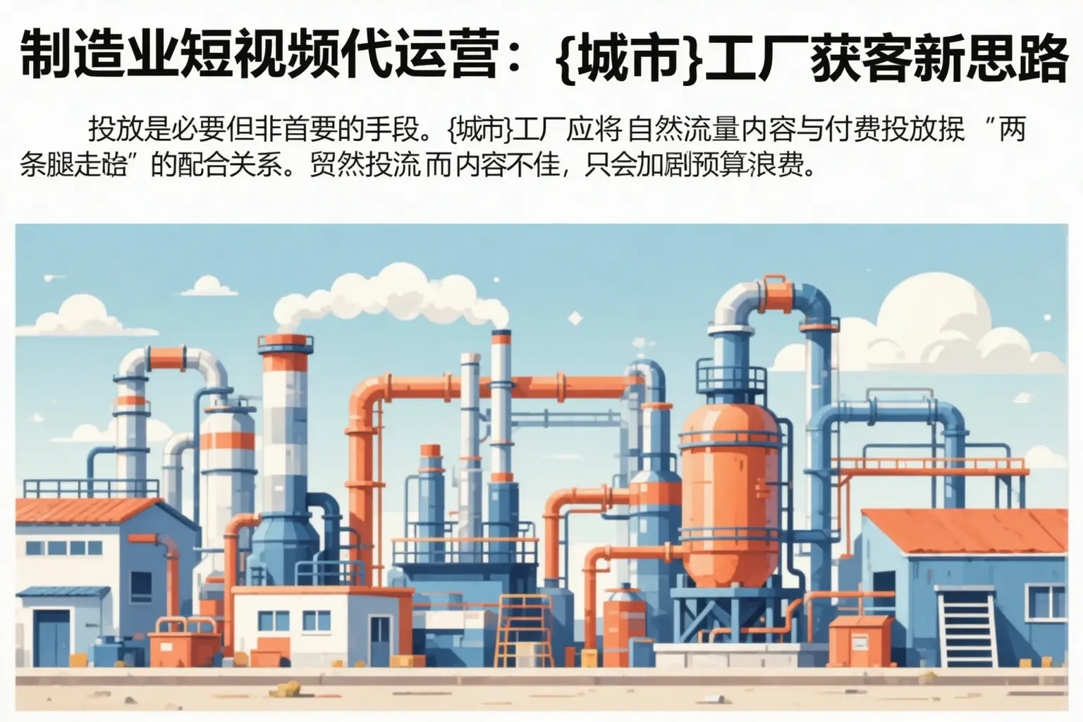 制造业短视频代运营：洛川工厂获客新思路